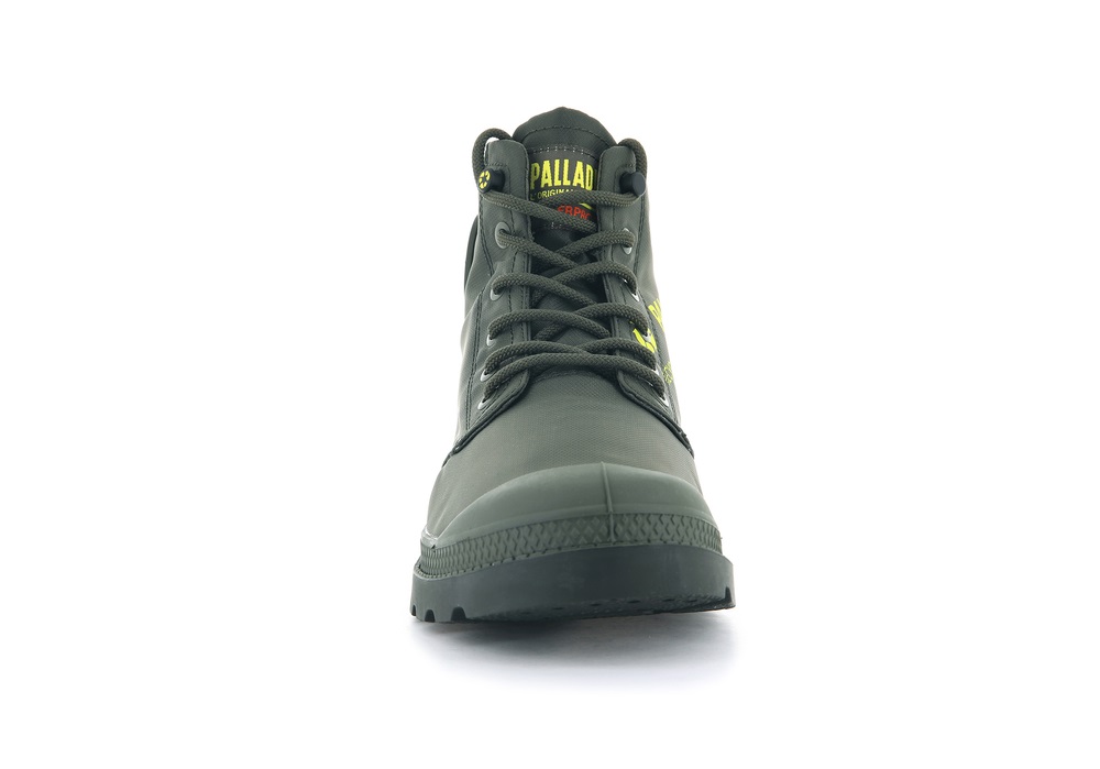 Botas Palladium PAMPA RECYCLE WATERPROOF+ 2 Mujer Verde Oliva | Costa Rica-05673